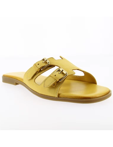 Hylton Mules Femme Palombaggia Cuir Jaune 5 Hylton Mules Femme Palombaggia Cuir Jaune â Image 3
