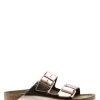 Birkenstock Mules Femme Arizona Metallic Copper Rose Gold -Magasin De Chaussures 0952093 birkenstock