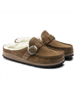 Birkenstock Sabots Fourrés Femme Buckley Suede Shearling Daim Marron 14 Birkenstock Sabots Fourrés Femme Buckley Suede Shearling Daim Marron -Magasin De Chaussures 1018127 birkenstock 3