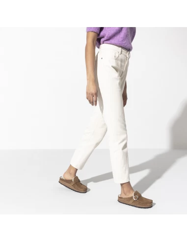 Birkenstock Sabots Fourrés Femme Buckley Suede Shearling Daim Marron 10 Birkenstock Sabots Fourrés Femme Buckley Suede Shearling Daim Marron – Image 8