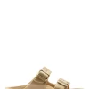 Birkenstock Mules Femme Arizona Eva Caoutchouc Glamour Dorée -Magasin De Chaussures 1022465 birkenstock