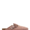 Birkenstock Sabots Femme Boston Daim Pink Clay Rose -Magasin De Chaussures 1023263 birkenstock
