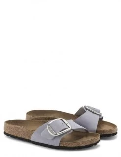 Birkenstock Mules Madrid Bb Lenb Purple Fog Femme -Magasin De Chaussures 1024001 birkenstock 2