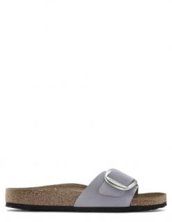 Birkenstock Mules Madrid Bb Lenb Purple Fog Femme