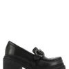 Kharisma Mocassins à Talons Femme Cuir Noir -Magasin De Chaussures 111 nero kharisma