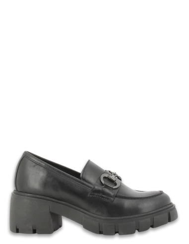 Hylton Mocassins à Talon Femme11221 Cuir Noir 3 Hylton Mocassins à Talon Femme11221 Cuir Noir