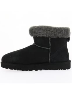Ugg Boots Femme Classic Mini Heritage Fluff Daim Noir 10 Ugg Boots Femme Classic Mini Heritage Fluff Daim Noir -Magasin De Chaussures 1130590 blk ugg 3
