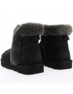 Ugg Boots Femme Classic Mini Heritage Fluff Daim Noir 11 Ugg Boots Femme Classic Mini Heritage Fluff Daim Noir -Magasin De Chaussures 1130590 blk ugg 4