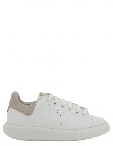 Victoria Baskets De Ville Femme Blanc-nude 3 Victoria Baskets De Ville Femme Blanc-nude