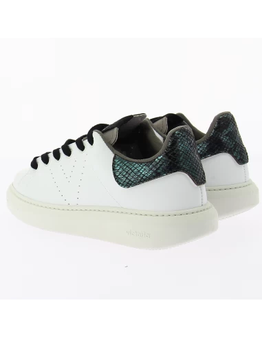 Victoria Baskets De Ville Femme Milan Efecto Piel & Serpiente Blanc 6 Victoria Baskets De Ville Femme Milan Efecto Piel & Serpiente Blanc â Image 4