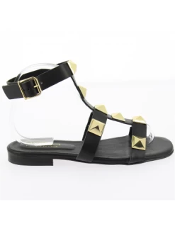 Hylton Sandales Femme Sunrise Cuir Noir 9 Hylton Sandales Femme Sunrise Cuir Noir -Magasin De Chaussures 1368 3