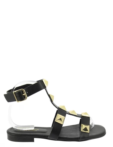 Hylton Sandales Femme Sunrise Cuir Noir 3 Hylton Sandales Femme Sunrise Cuir Noir