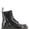 Dr. Martens Dr Martens Boots Femme 1460 Cuir Verni Noir -Magasin De Chaussures 1460 w black patent lamper