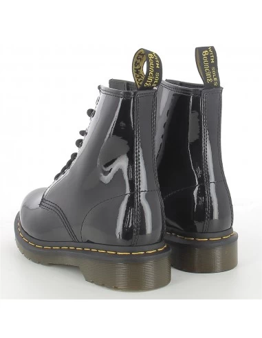 Dr. Martens Dr Martens Boots Femme 1460 Cuir Verni Noir 6 Dr. Martens Dr Martens Boots Femme 1460 Cuir Verni Noir – Image 4