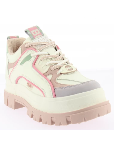 Buffalo Bottines Femme Aspha Hyb Blanc/rose 5 Buffalo Bottines Femme Aspha Hyb Blanc/rose – Image 3