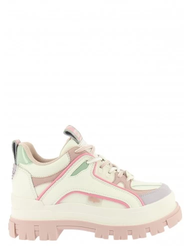 Buffalo Bottines Femme Aspha Hyb Blanc/rose 3 Buffalo Bottines Femme Aspha Hyb Blanc/rose