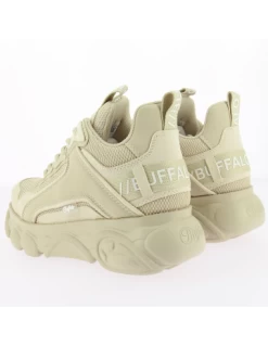 Buffalo Baskets Compensées Femme Cld Chai Vegan Beige -Magasin De Chaussures 1630426 buffalo 2