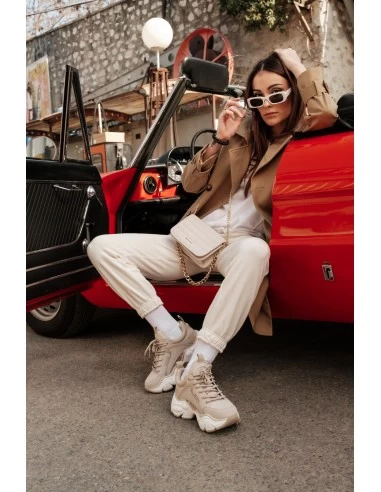 Buffalo Baskets Compensées Femme Binary C Vegan Beige 8 Buffalo Baskets Compensées Femme Binary C Vegan Beige – Image 6