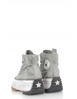 Converse Sneakers Compensées Montantes Femme Run Star Hike Gris Effet Vieilli -Magasin De Chaussures 168298c converse 3