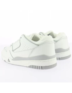 Le Coq Sportif Sneakers Homme LCS T1000 Cuir Blanc/gris -Magasin De Chaussures 2220278 le coq sportif 2