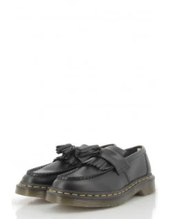 Dr. Martens Dr Martens Mocassins Pampilles Femme Adrian Yellow Stitch Cuir Smooth Noir -Magasin De Chaussures 22209001 dr martens 2