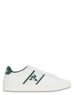 Le Coq Sportif Baskets De Ville Homme Classic Soft Cuir Blanc/vert