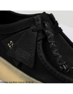 Clarks Derbies Wallabee Cup Black Nubuck Homme -Magasin De Chaussures 26158144 clarks 2