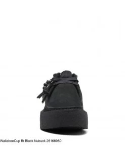 Clarks Derby Wallabeecup Bt Black Nubuck Femme -Magasin De Chaussures 26168980 clarks 1