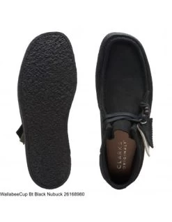 Clarks Derby Wallabeecup Bt Black Nubuck Femme -Magasin De Chaussures 26168980 clarks 3