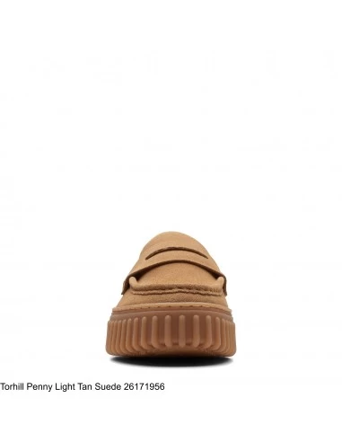 Clarks Mocassin Femme Torhill Penny Light Tan Suede 5 Clarks Mocassin Femme Torhill Penny Light Tan Suede – Image 3
