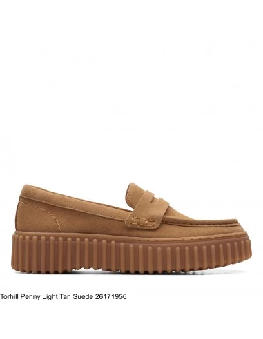 Clarks Mocassin Femme Torhill Penny Light Tan Suede 6 Clarks Mocassin Femme Torhill Penny Light Tan Suede – Image 4