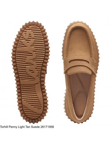Clarks Mocassin Femme Torhill Penny Light Tan Suede 7 Clarks Mocassin Femme Torhill Penny Light Tan Suede – Image 5