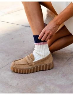 Clarks Mocassin Femme Torhill Penny Light Tan Suede 17 Clarks Mocassin Femme Torhill Penny Light Tan Suede -Magasin De Chaussures 26171956 clarks 5