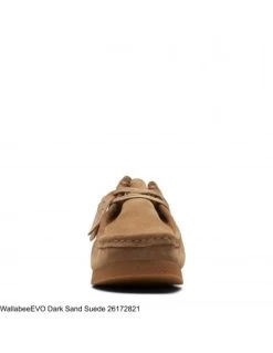 Clarks Derbies Homme Wallabee Evo Dark Sand Suede -Magasin De Chaussures 26172821 clarks 1