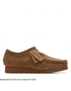 Clarks Derbies Homme Wallabee Evo Dark Sand Suede -Magasin De Chaussures 26172821 clarks 3