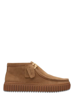 Clarks Derbies Homme Torhill Hi Dark Sand Suede