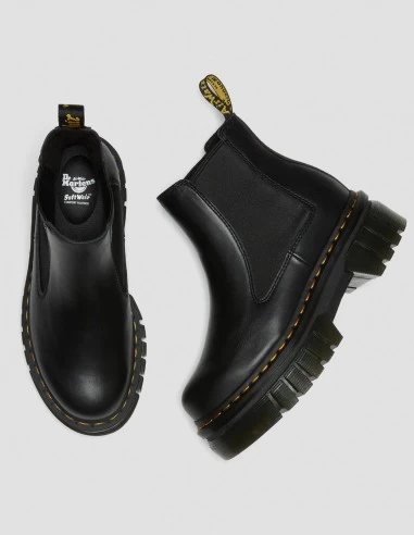 Dr. Martens Dr Martens Chelsea Boots Compensées Femme Audrick Cuir Noir 4 Dr. Martens Dr Martens Chelsea Boots Compensées Femme Audrick Cuir Noir – Image 2