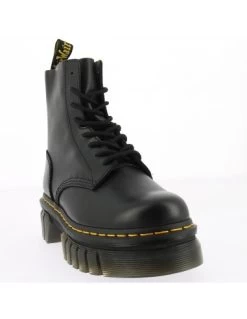 Dr. Martens Dr Martens Boots Compensées Femme Audrick 8-eye Cuir Noir -Magasin De Chaussures 27149001 dr martens 2