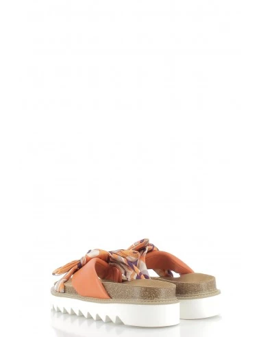 Tamaris Mules Compensées Femme 27419-30 608 Orange/foulard/blanc 6 Tamaris Mules Compensées Femme 27419-30 608 Orange/foulard/blanc – Image 4