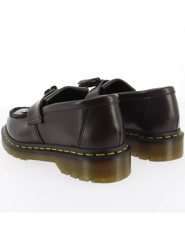 Dr. Martens Dr Martens Mocassins Pampilles Femme Adrian Yellow Stitch Cuir Smooth Bordeaux Foncé 5 Dr. Martens Dr Martens Mocassins Pampilles Femme Adrian Yellow Stitch Cuir Smooth Bordeaux Foncé – Image 3