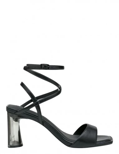 Tamaris Sandales à Talon 28027-30 001 Cuir Noir 3 Tamaris Sandales à Talon 28027-30 001 Cuir Noir