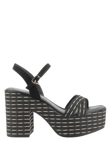 Tamaris Sandales Compensées à Talon Femme 28034-30 046 Cuir Noir 3 Tamaris Sandales Compensées à Talon Femme 28034-30 046 Cuir Noir