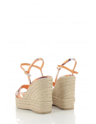 Tamaris Sandales Compensées Femme 28063-30 608 Orange à Motifs/corde 6 Tamaris Sandales Compensées Femme 28063-30 608 Orange à Motifs/corde – Image 4