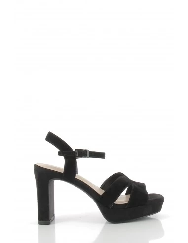 Tamaris Sandales Compensées à Talon 28309-20 001 Cuir Noir 7 Tamaris Sandales Compensées à Talon 28309-20 001 Cuir Noir – Image 5