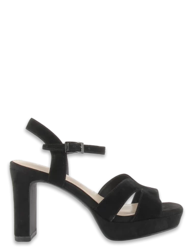 Tamaris Sandales Compensées à Talon 28309-20 001 Cuir Noir 3 Tamaris Sandales Compensées à Talon 28309-20 001 Cuir Noir