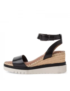 Tamaris Sandales Compensées Femme 28310-28 001 Cuir Noir/corde 9 Tamaris Sandales Compensées Femme 28310-28 001 Cuir Noir/corde -Magasin De Chaussures 28310 28 001 tamaris 3