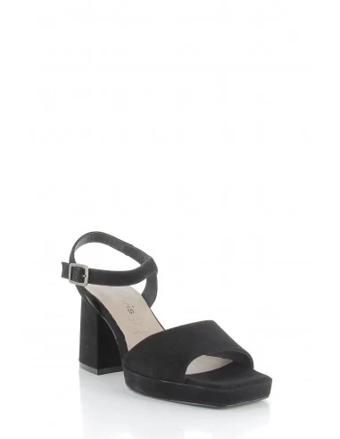 Tamaris Sandales à Talons Femme 28374-20 001 Daim Noir 5 Tamaris Sandales à Talons Femme 28374-20 001 Daim Noir – Image 3