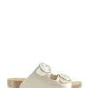 Plakton Mules Femme Memory Cuir Beige