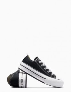 Converse Sneakers Compensées Enfant Ctas Eva Lift Ox Noir -Magasin De Chaussures 372861c converse 3