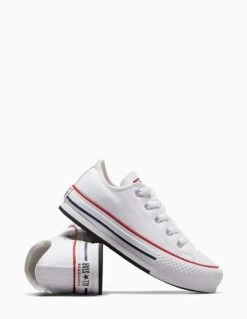 Converse Sneakers Compensées Enfant Ctas Eva Lift Ox Blanc -Magasin De Chaussures 372862c converse 3
